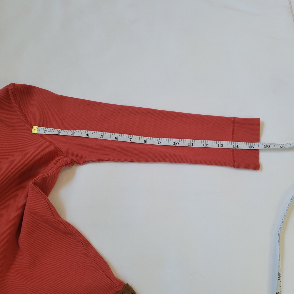 Lauren Ralph Lauren‎ Coral Long Sleeve Top with Button Details - Picture 11 of 14